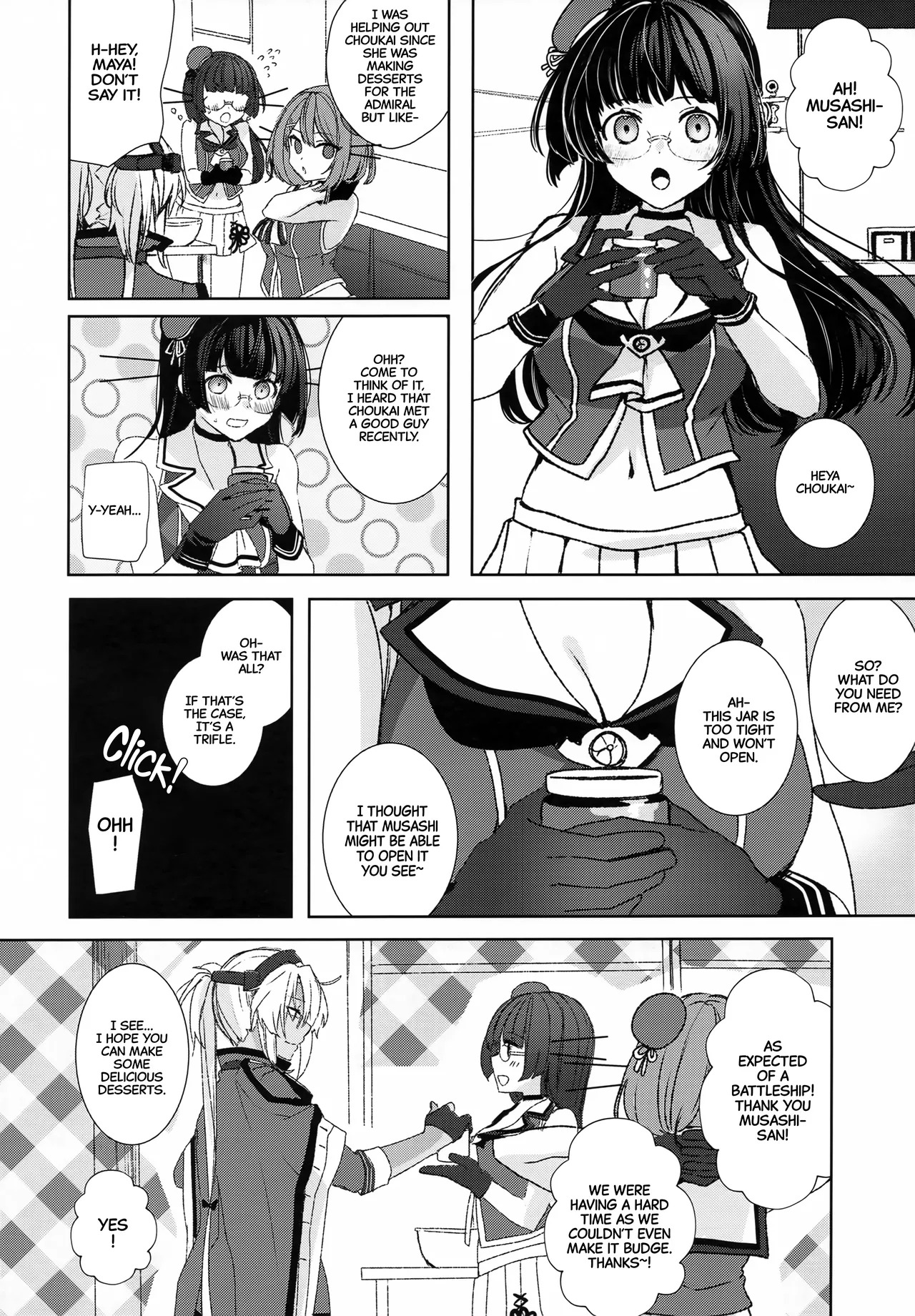 (Gunreibu Shuho Goudou Enshuu Reiwa Sannen Touki) Musashi-san no Yoru Jijou Hisho-kan no Sajikagen-hen | Musashi's Nightly Affairs: The Secretary Ship's Determination -(Kantai Collection -KanColle-) [English] [CarlJPTL] - Page 5