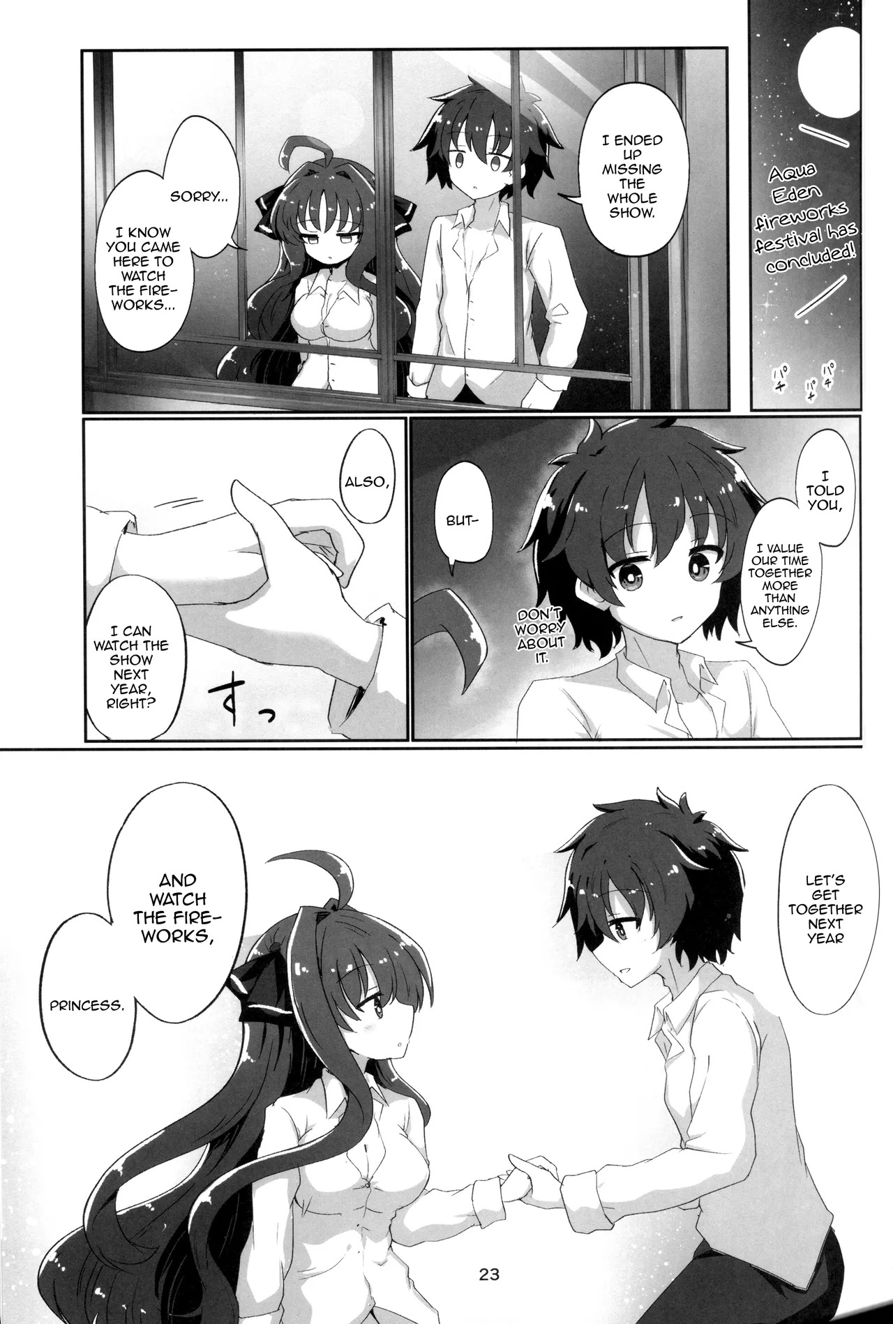 (C106) [Grand Tiramisu (Hakuto Cake)] YuuMiu Torotoro Tairin no Hana | YuuMiu Great Sappy Flower (DRACU-RIOT!) [English] {Doujins.com} - Page 22