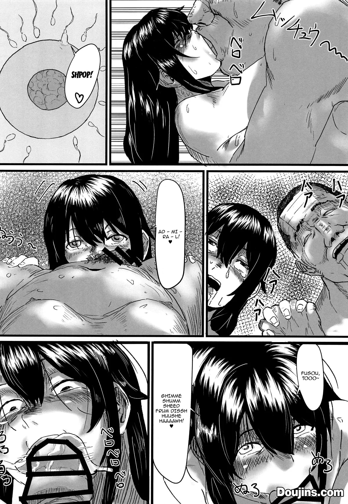 (C107) [Omegaya (Megakura Kinshi)] Fusou-gata to Berochuu Love Hame Haramasex | Tongue-Kissing Lovey-Dovey Impregnation Sex With The Fusou-Classes(Kantai Collection -KanColle-) [English] {Doujins.com} - Page 21