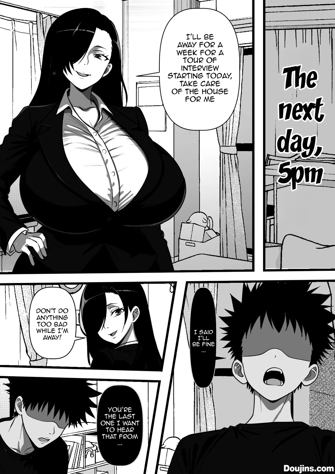 [Furitendou] Mob Danshi datta Ore ga Haha no Kouhai no YanMama o Haramaseru made no Hanashi [English] {Doujins.com} - Page 14