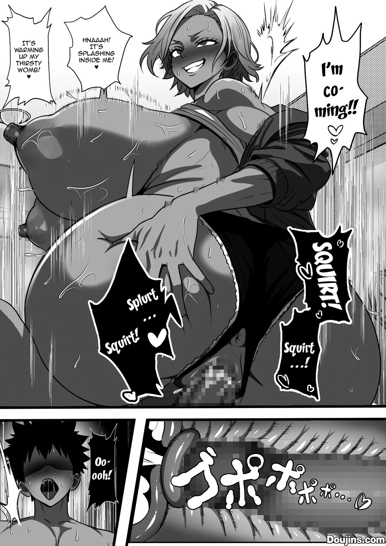 [Furitendou] Mob Danshi datta Ore ga Haha no Kouhai no YanMama o Haramaseru made no Hanashi [English] {Doujins.com} - Page 32