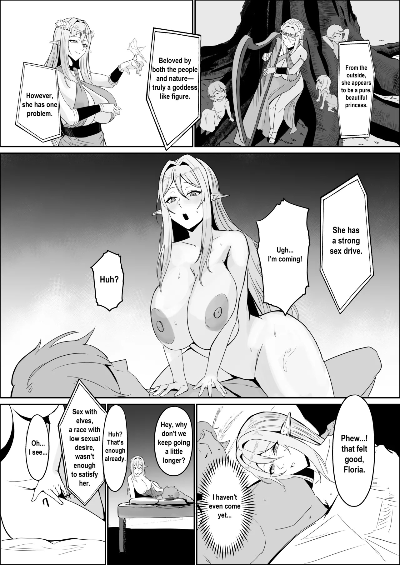 [Mainichi Angel] Torawareta Elf Touzen Seidorei no Kei [English] - Page 14