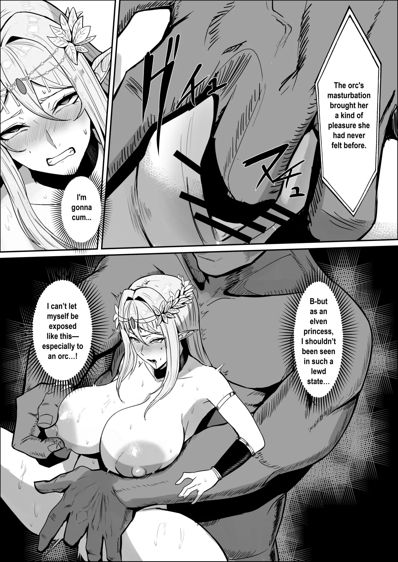 [Mainichi Angel] Torawareta Elf Touzen Seidorei no Kei [English] - Page 15