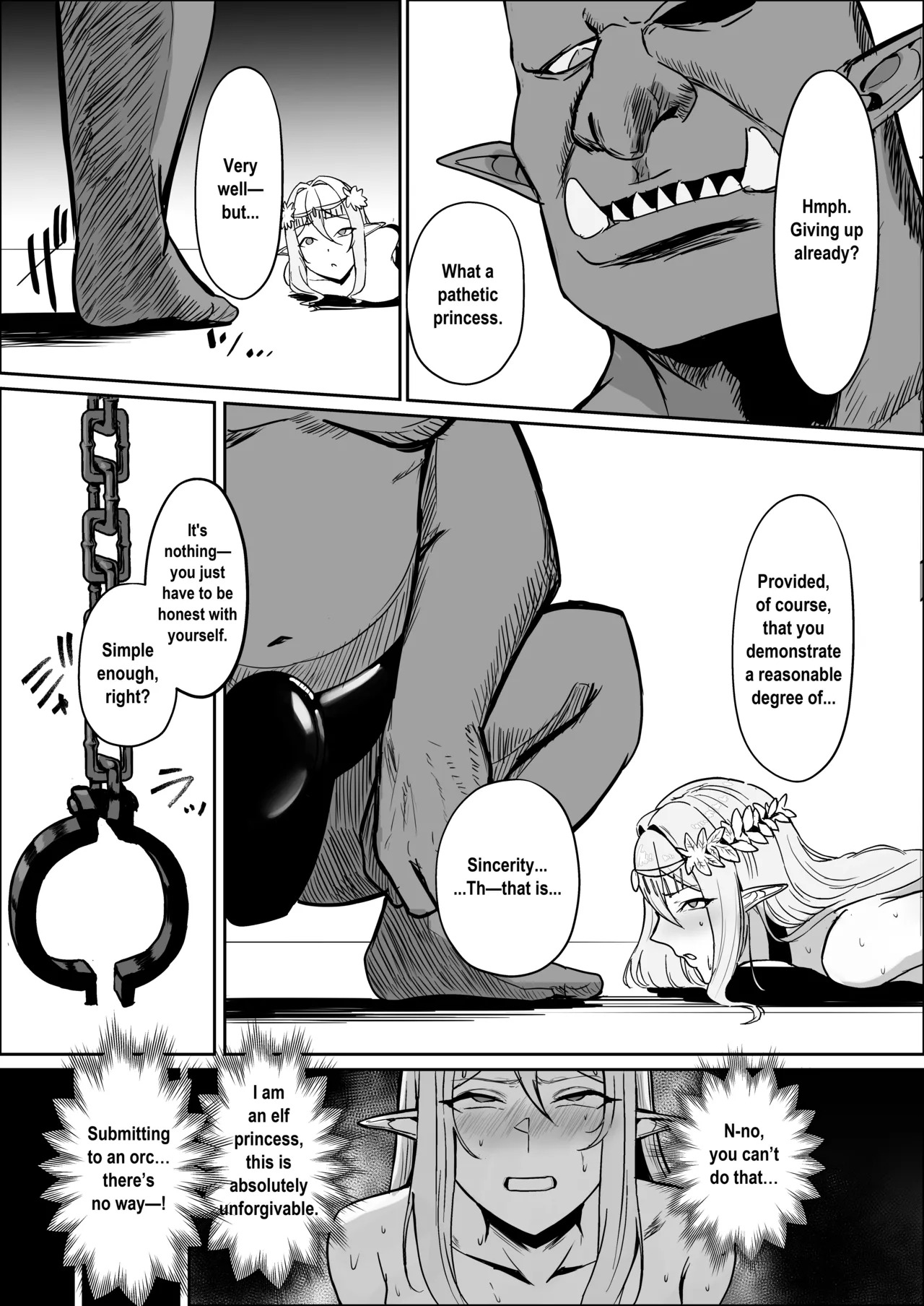 [Mainichi Angel] Torawareta Elf Touzen Seidorei no Kei [English] - Page 20