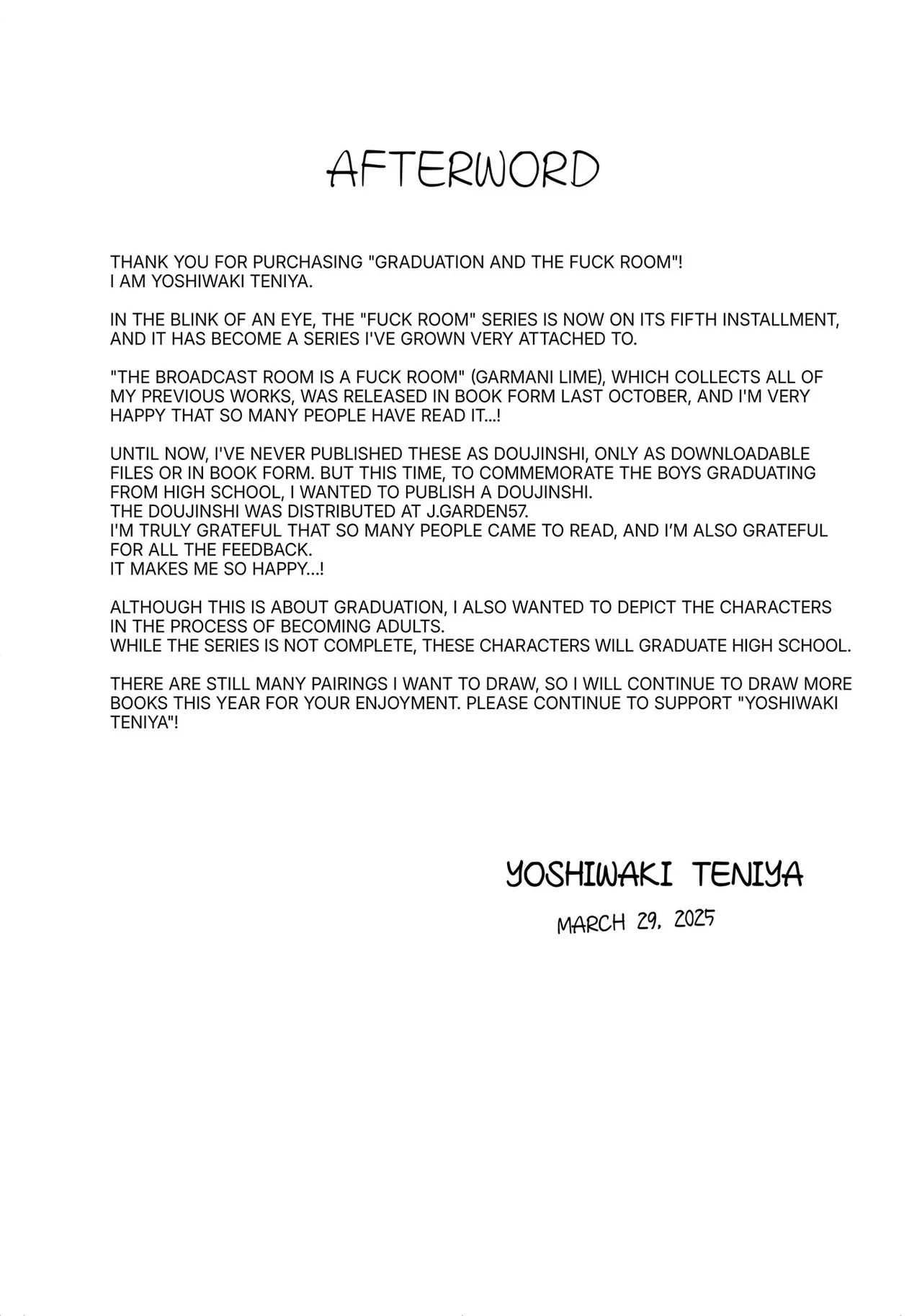 [Club Renew (Teniya Yoshiwaki)] Sex Room 2 Sotsugyou to Yari Heya Graduation and The Fuck Room [English] - Page 67