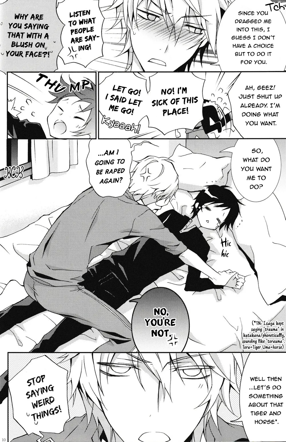 [Keenism] Please, Be Careful About Romance -- Durarara dj [Eng] {KCK-Amateur Scans} - Page 11