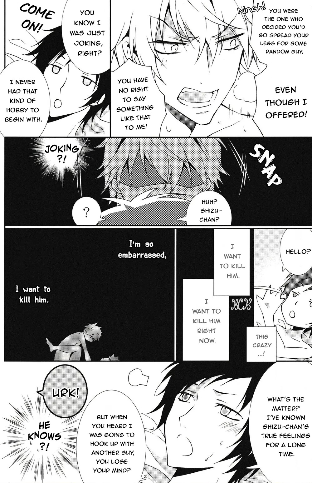[Keenism] Please, Be Careful About Romance -- Durarara dj [Eng] {KCK-Amateur Scans} - Page 21