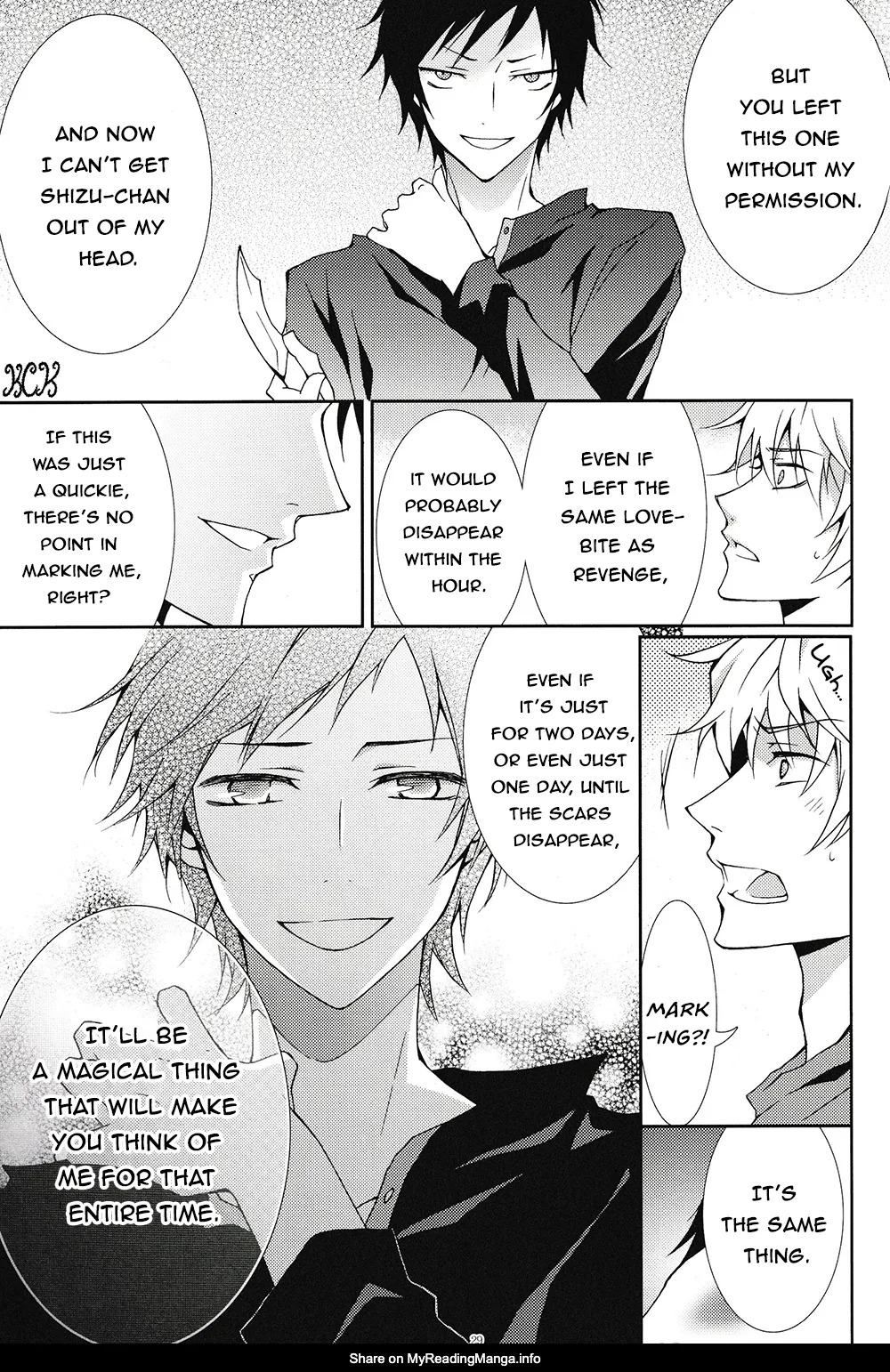 [Keenism] Please, Be Careful About Romance -- Durarara dj [Eng] {KCK-Amateur Scans} - Page 30