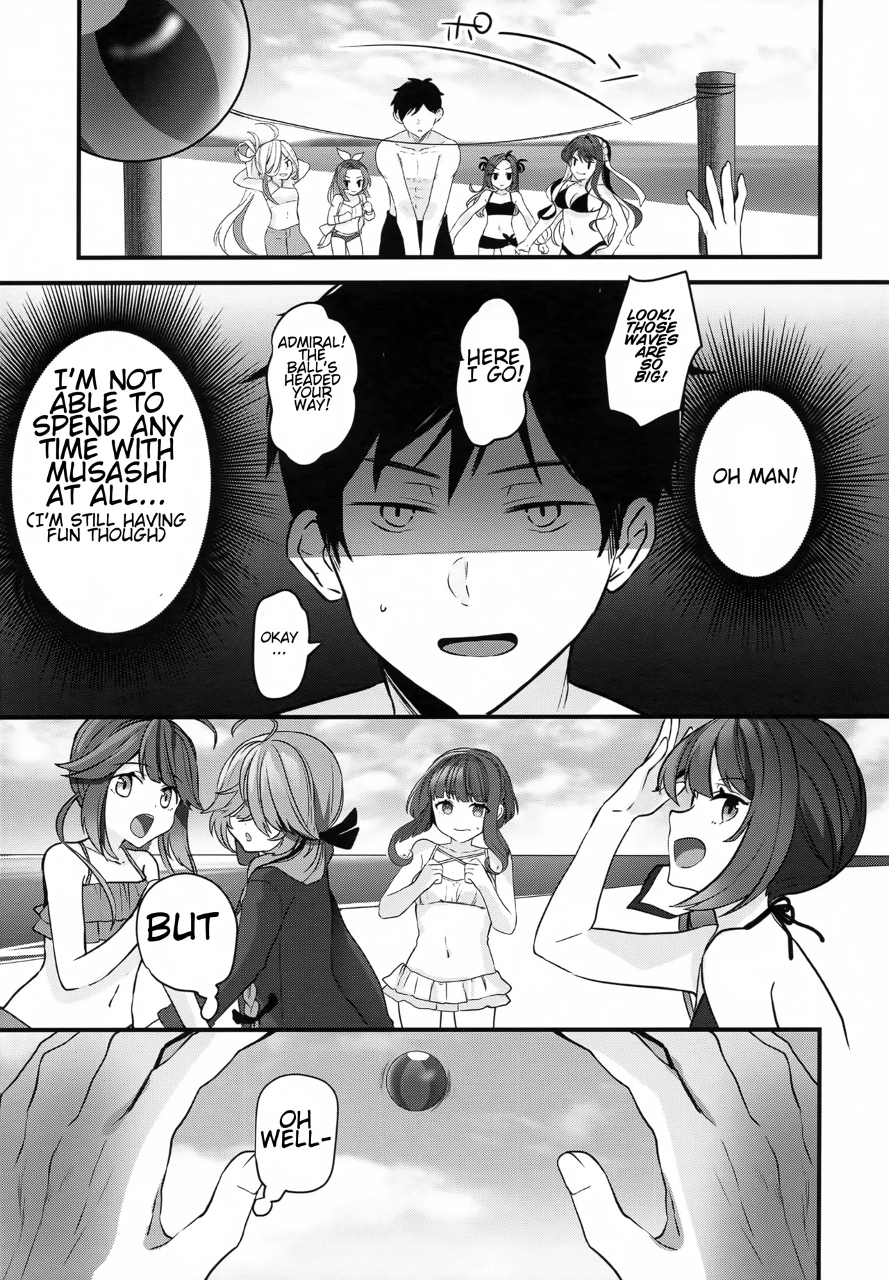 (C99) Musashi-san no Yoru Jijou Yoi no Umi to Himegoto-hen | Musashi-san's Night Time Proclivities: The Secret of The Twilight Sea (Kantai Collection -KanColle-)[English] [CT Scans] - Page 10