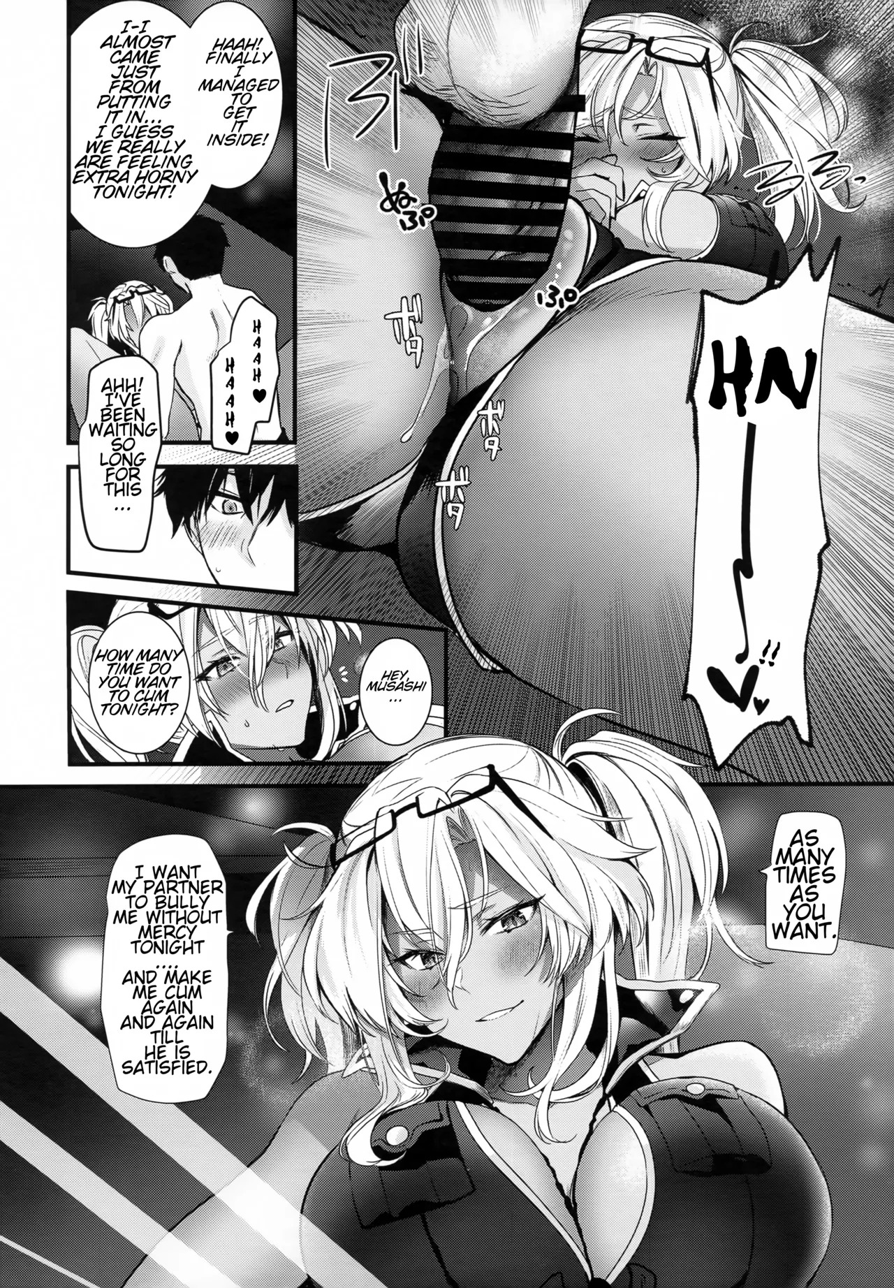 (C99) Musashi-san no Yoru Jijou Yoi no Umi to Himegoto-hen | Musashi-san's Night Time Proclivities: The Secret of The Twilight Sea (Kantai Collection -KanColle-)[English] [CT Scans] - Page 37