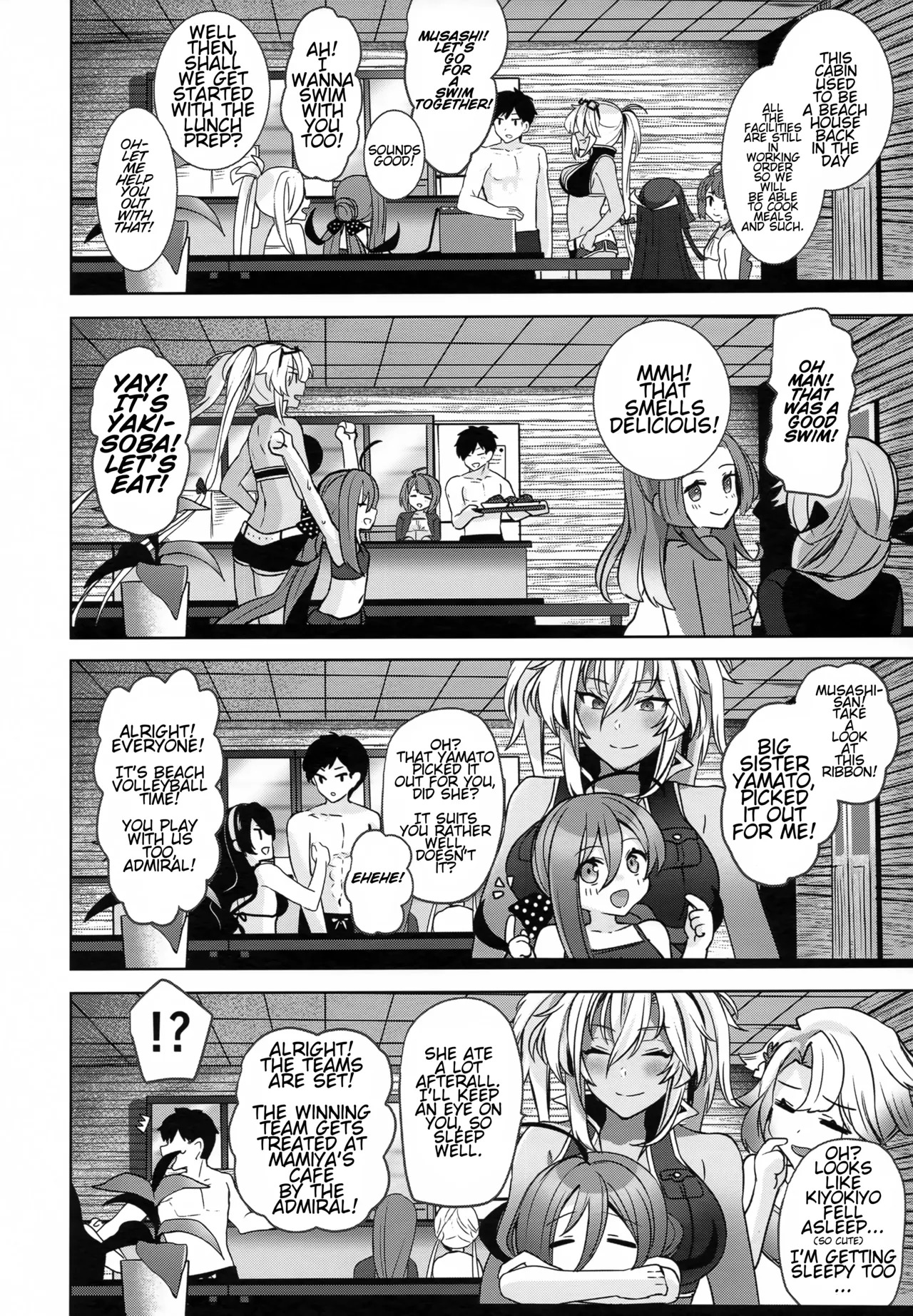 (C99) Musashi-san no Yoru Jijou Yoi no Umi to Himegoto-hen | Musashi-san's Night Time Proclivities: The Secret of The Twilight Sea (Kantai Collection -KanColle-)[English] [CT Scans] - Page 9