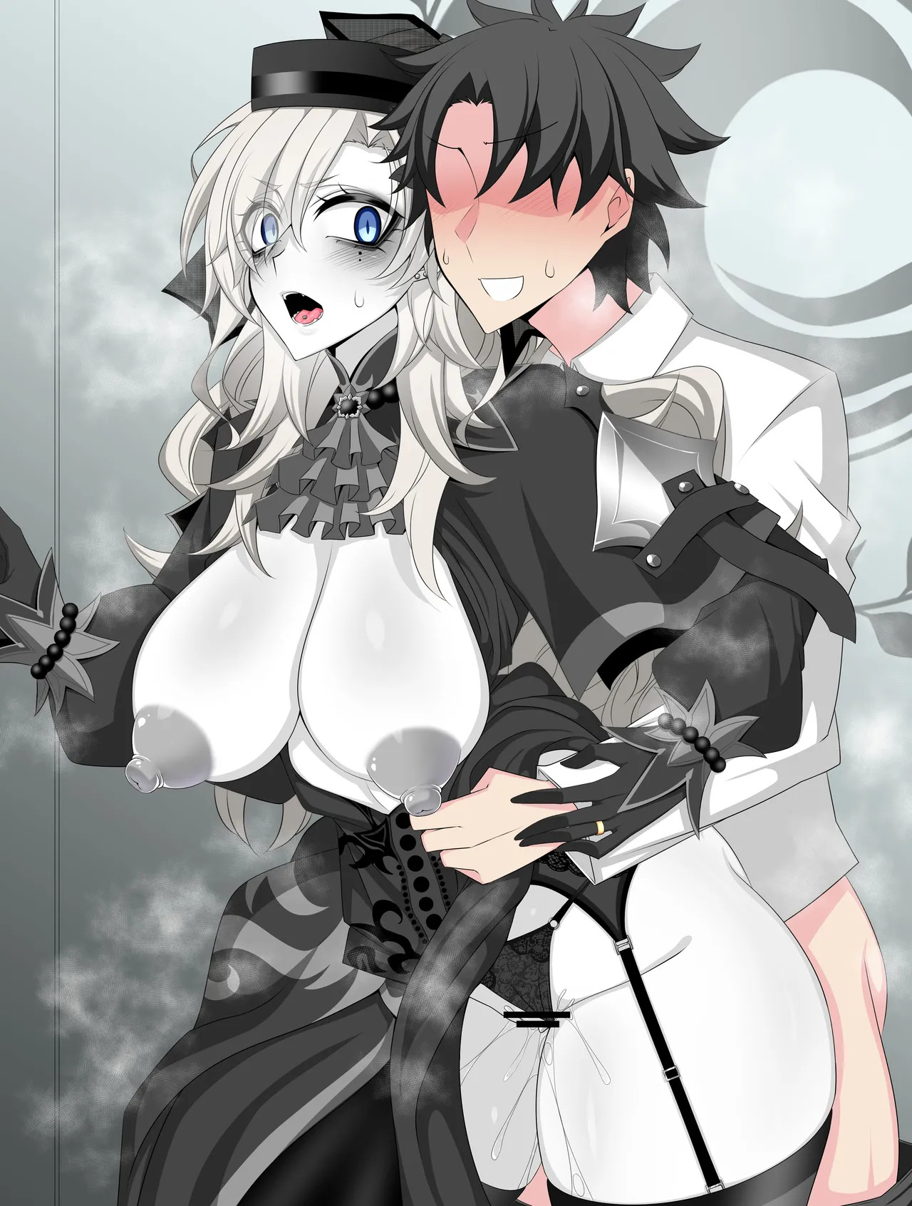 [Aogiri] Pure Love NTR Cheating Sex with Kriemhild 13 [Hidden Sex in the Hallway] (Fate⁄Grand Order) - Page 49