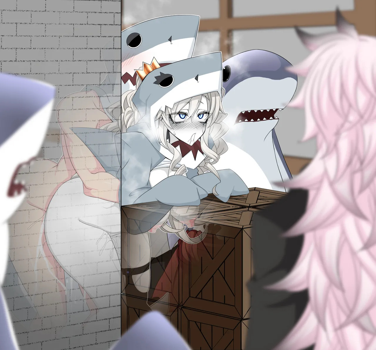 [Aogiri] Pure Love NTR Cheating Sex with Kriemhild 16 [Heart-pounding Outdoor Sex in Shark Costume 2] (Fate⁄Grand Order) - Page 64