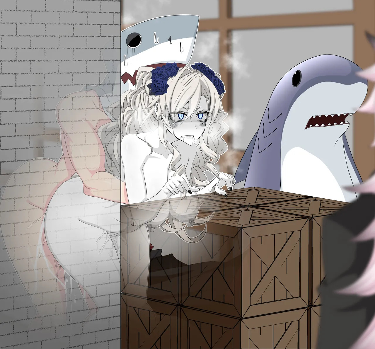 [Aogiri] Pure Love NTR Cheating Sex with Kriemhild 16 [Heart-pounding Outdoor Sex in Shark Costume 2] (Fate⁄Grand Order) - Page 77