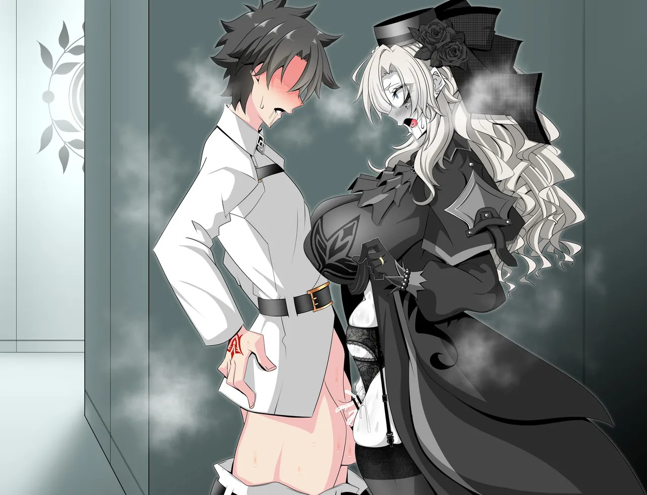 [Aogiri] Pure Love NTR Cheating Sex with Kriemhild 02 [Almost Exposed Cheating Sex in the Hallway] (Fate⁄Grand Order) - Page 33