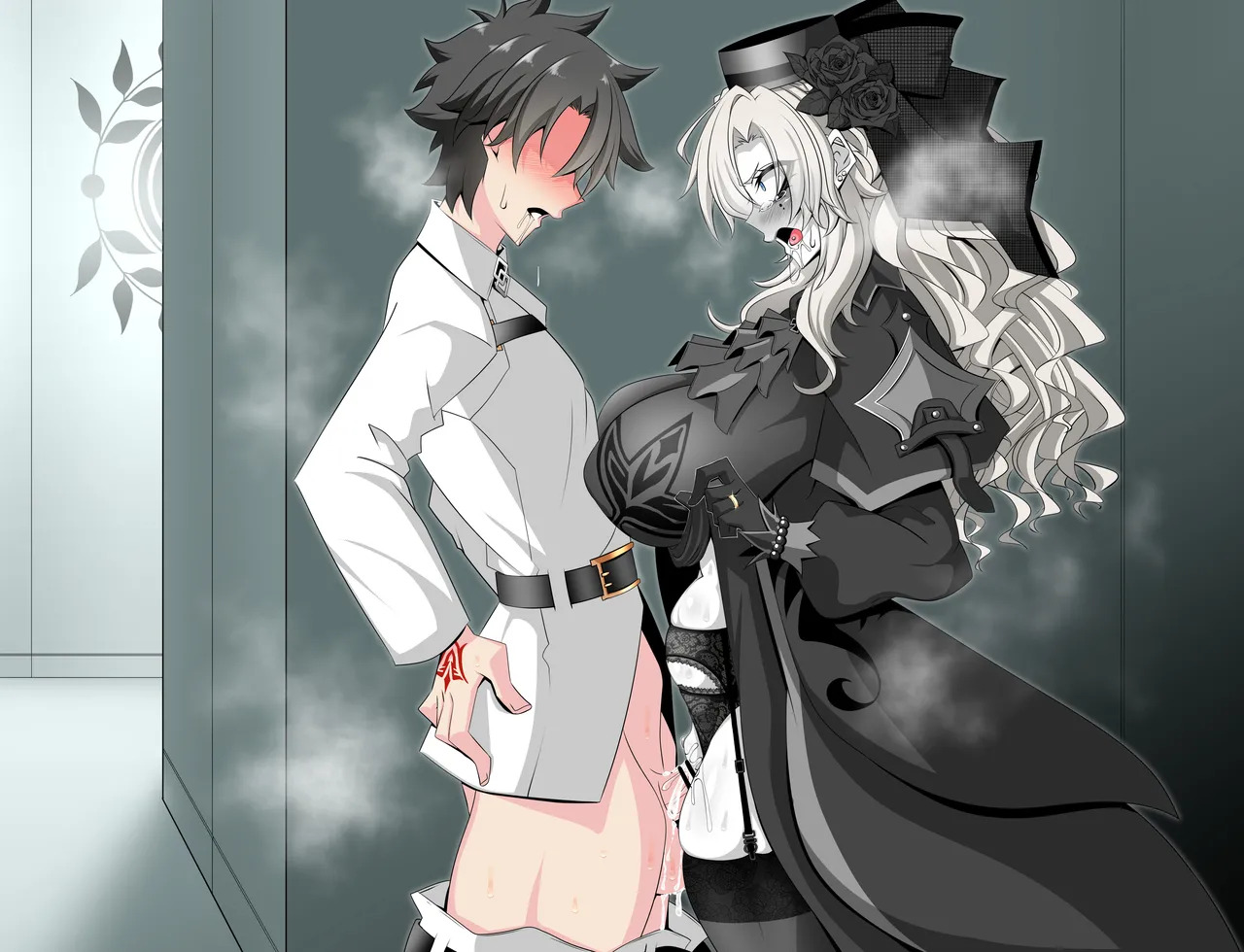 [Aogiri] Pure Love NTR Cheating Sex with Kriemhild 02 [Almost Exposed Cheating Sex in the Hallway] (Fate⁄Grand Order) - Page 35