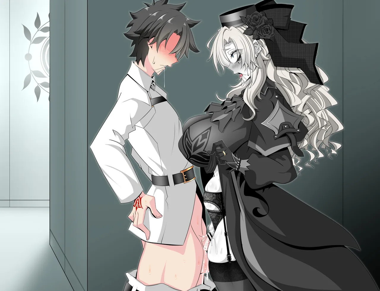 [Aogiri] Pure Love NTR Cheating Sex with Kriemhild 02 [Almost Exposed Cheating Sex in the Hallway] (Fate⁄Grand Order) - Page 41
