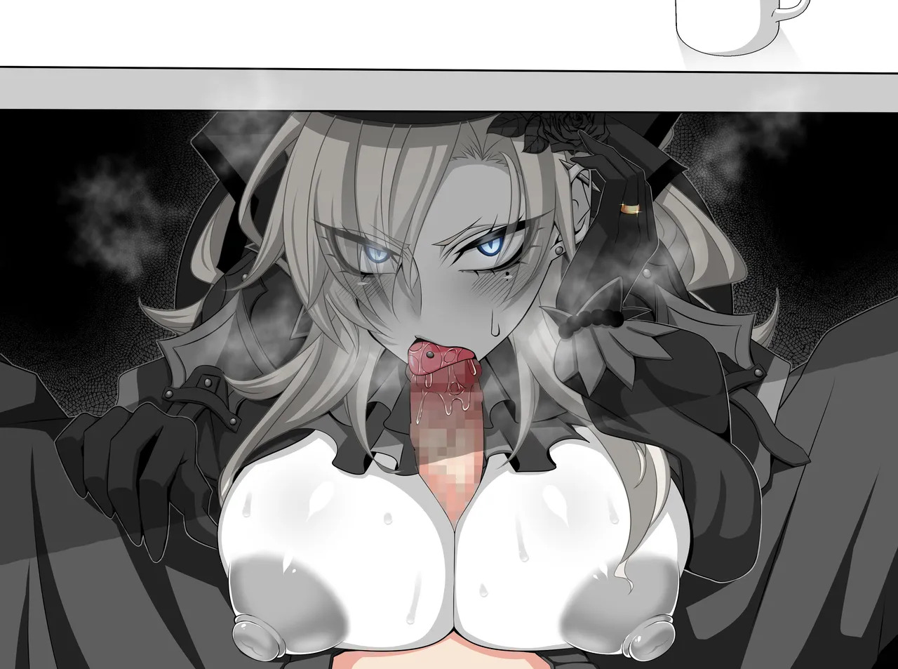 [Aogiri] Pure Love NTR Cheating Sex with Kriemhild 03 [Hidden Blowjob in the Cafeteria] (Fate⁄Grand Order) - Page 57