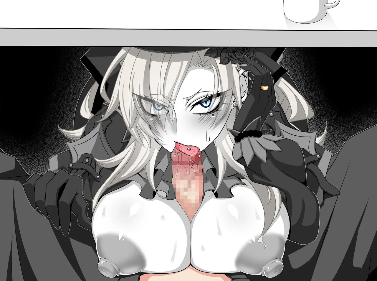 [Aogiri] Pure Love NTR Cheating Sex with Kriemhild 03 [Hidden Blowjob in the Cafeteria] (Fate⁄Grand Order) - Page 65