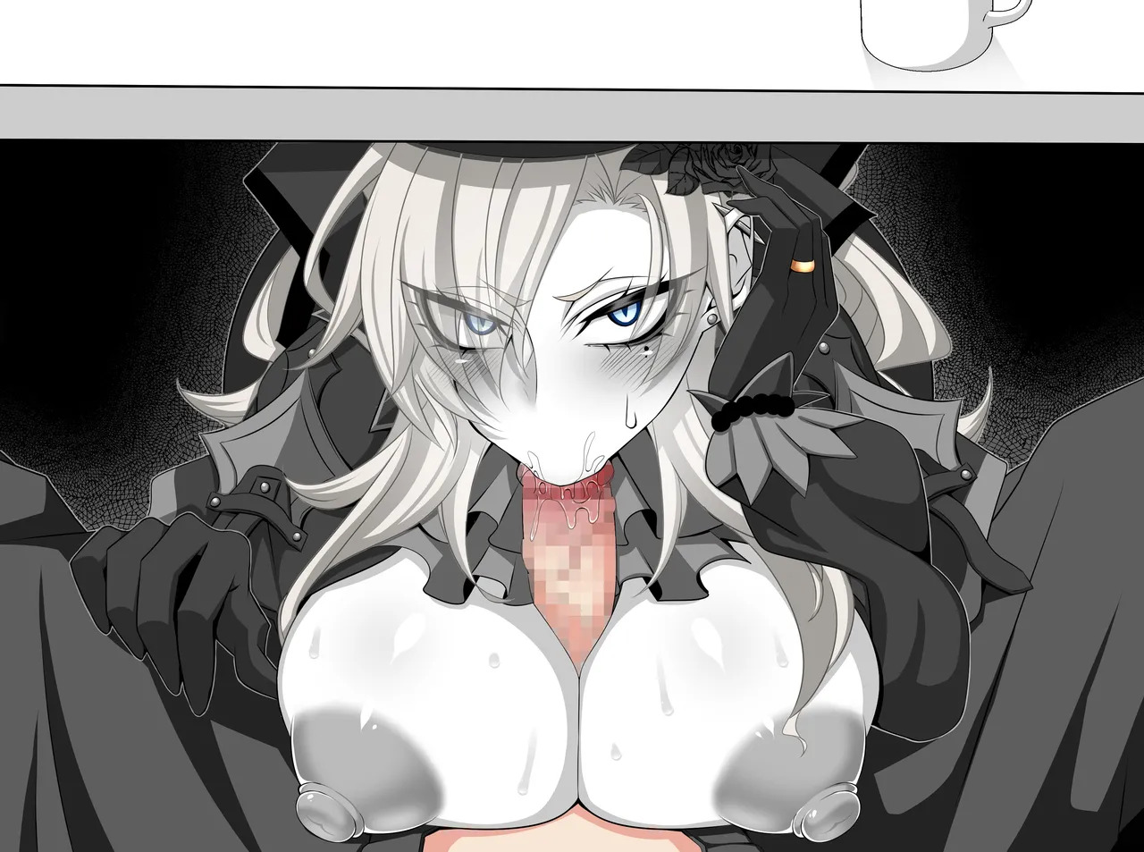 [Aogiri] Pure Love NTR Cheating Sex with Kriemhild 03 [Hidden Blowjob in the Cafeteria] (Fate⁄Grand Order) - Page 66