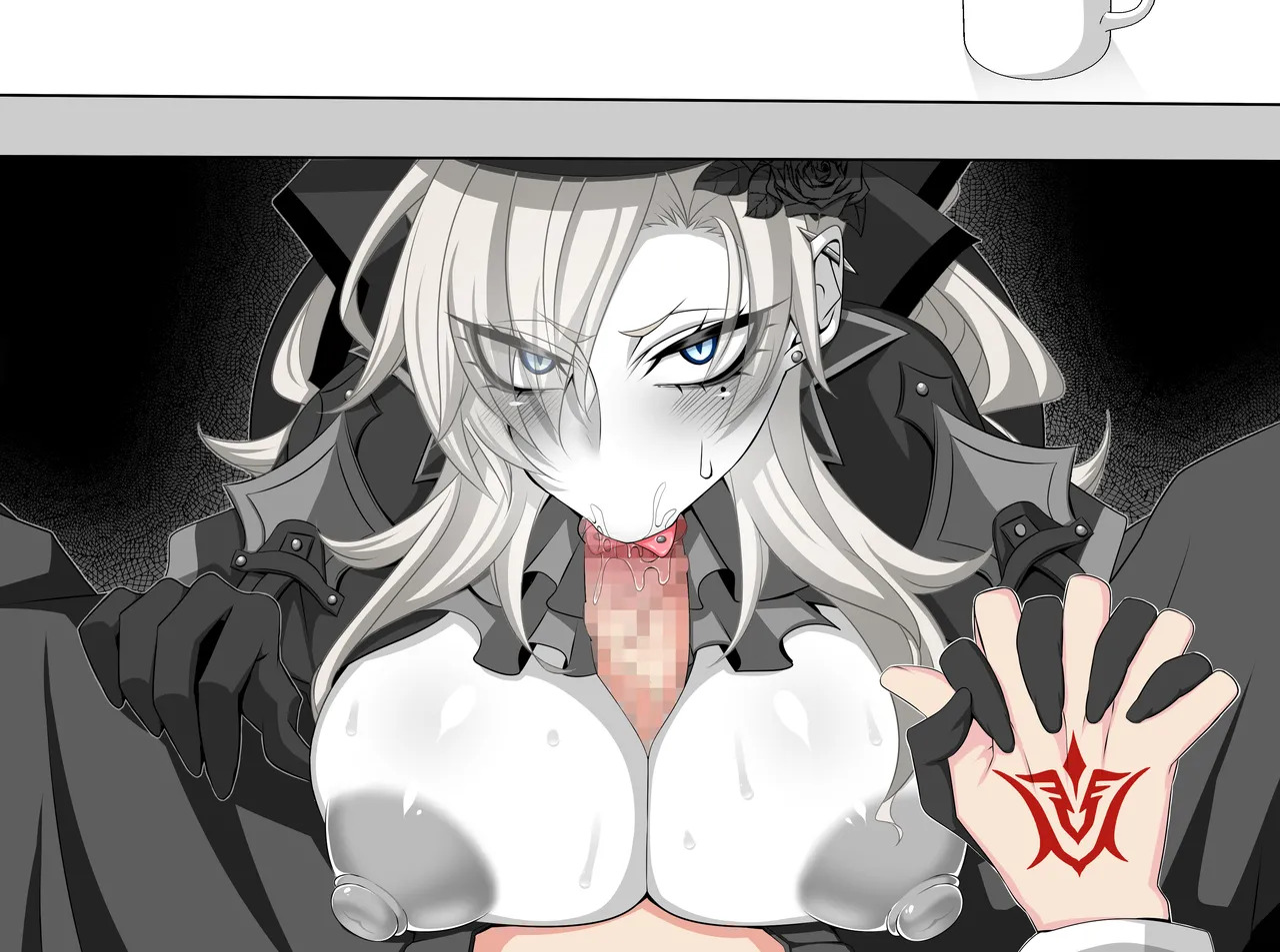 [Aogiri] Pure Love NTR Cheating Sex with Kriemhild 03 [Hidden Blowjob in the Cafeteria] (Fate⁄Grand Order) - Page 68