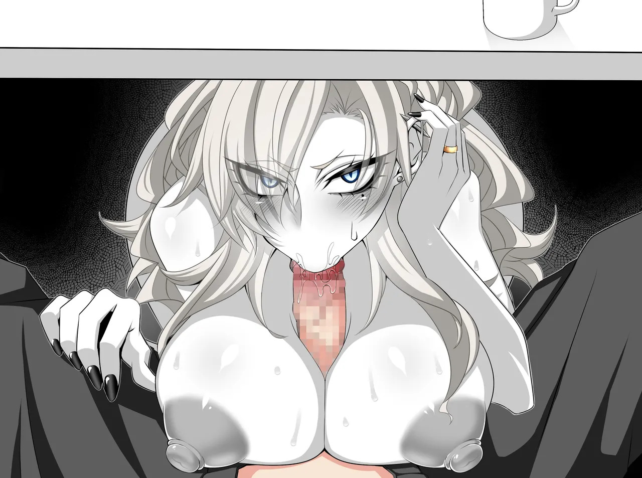 [Aogiri] Pure Love NTR Cheating Sex with Kriemhild 03 [Hidden Blowjob in the Cafeteria] (Fate⁄Grand Order) - Page 80