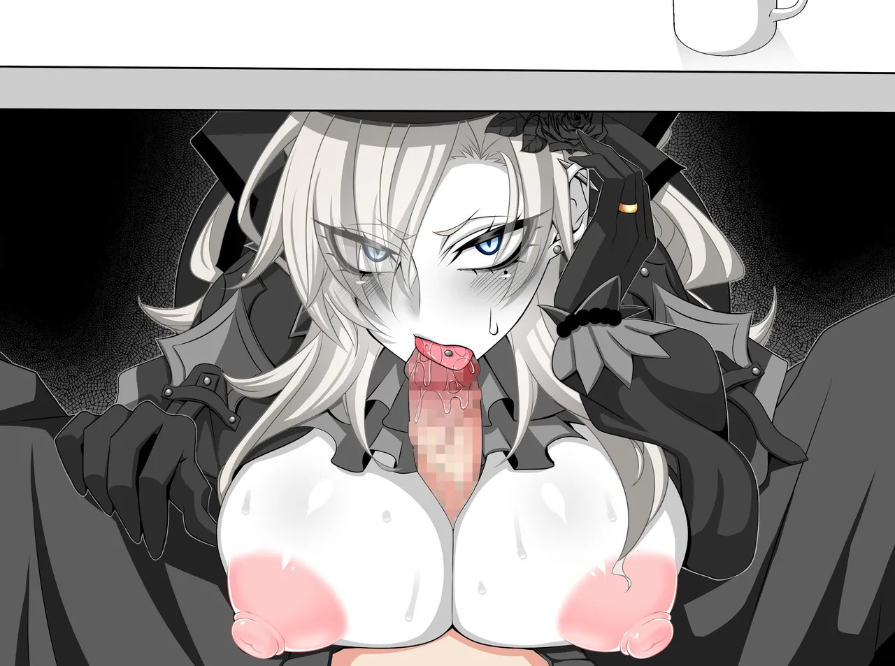 [Aogiri] Pure Love NTR Cheating Sex with Kriemhild 03 [Hidden Blowjob in the Cafeteria] (Fate⁄Grand Order) - Page 93