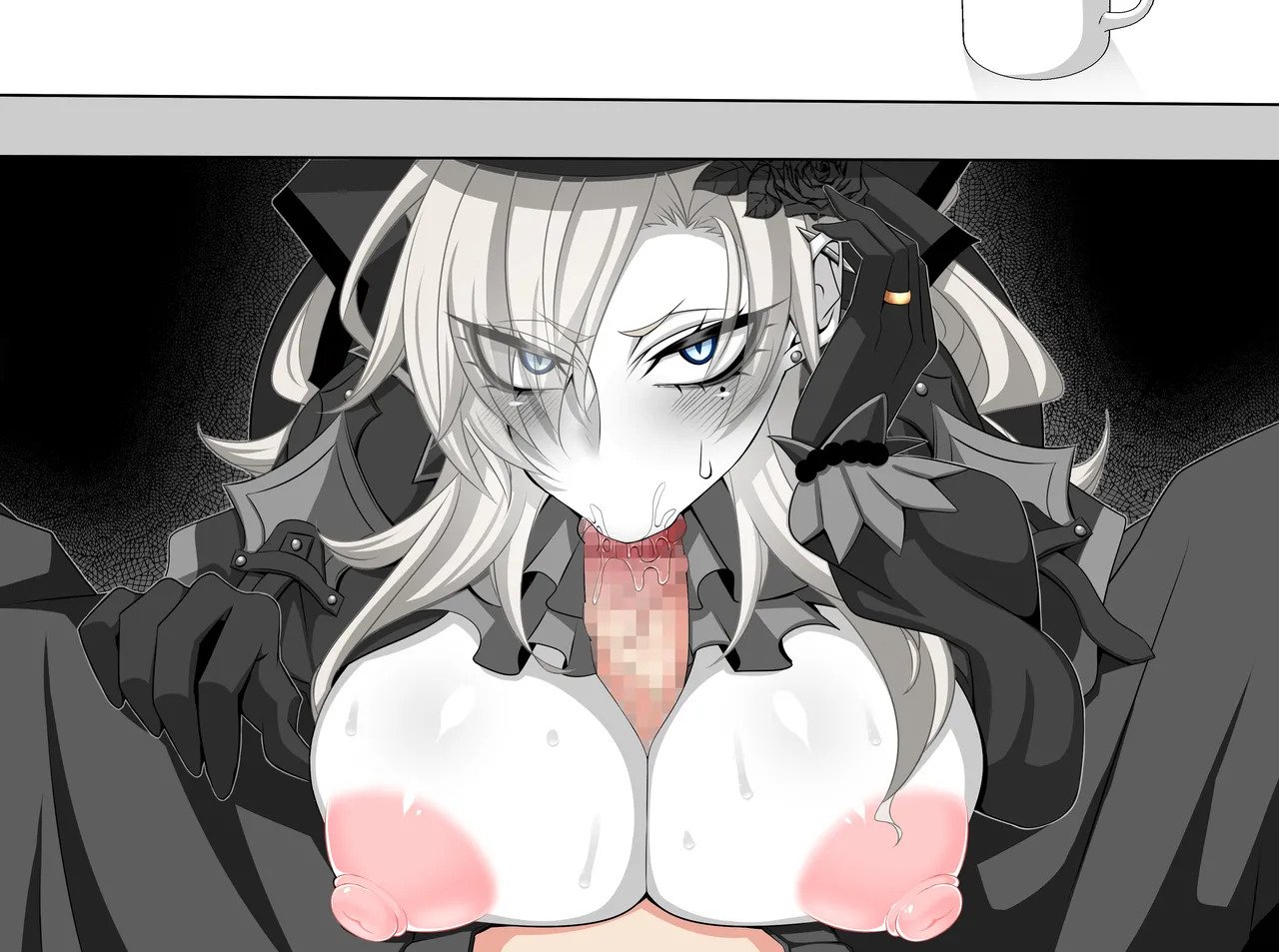 [Aogiri] Pure Love NTR Cheating Sex with Kriemhild 03 [Hidden Blowjob in the Cafeteria] (Fate⁄Grand Order) - Page 94