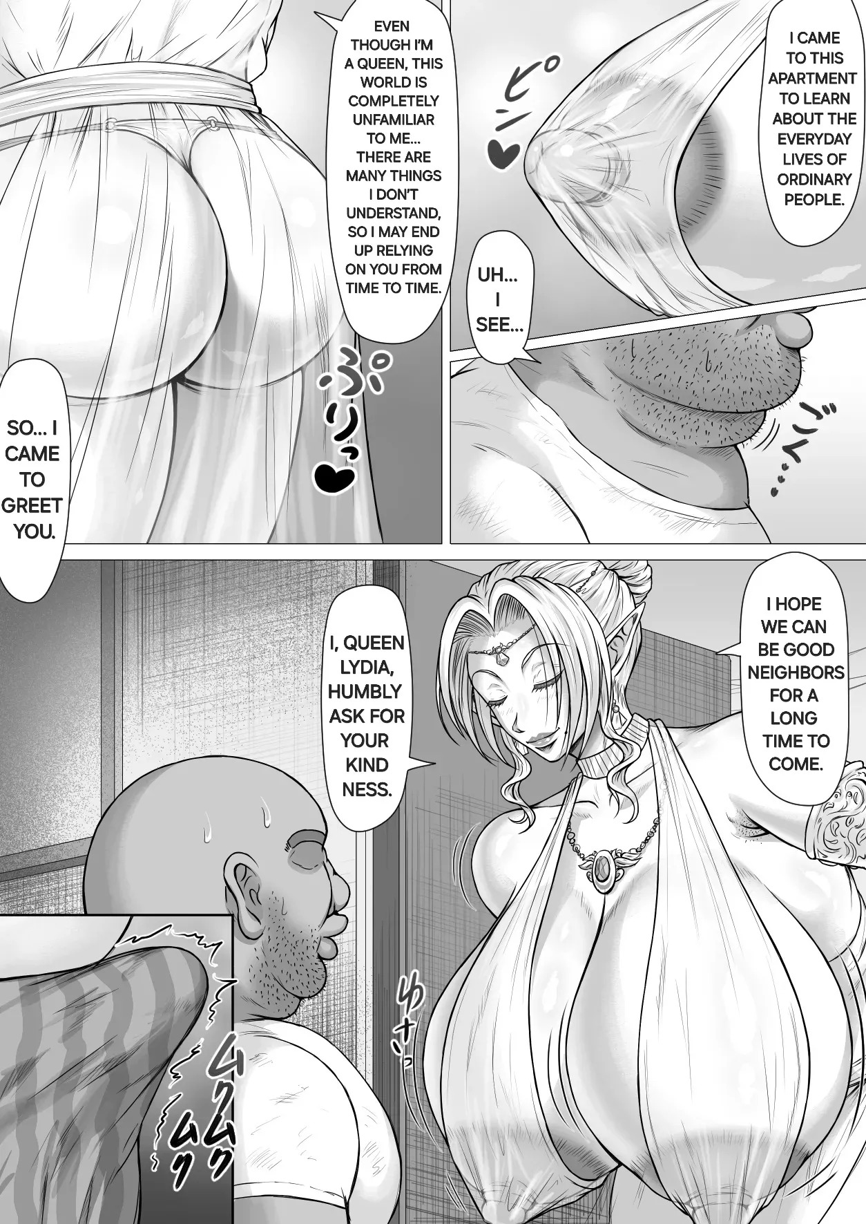 [Panya no Enzo] Tonari ni Koshite Kita Muchimuchi Elf no Oba-san | The naive, curvy elf lady who just moved in next door! [English] [Alyssaquenn] - Page 5