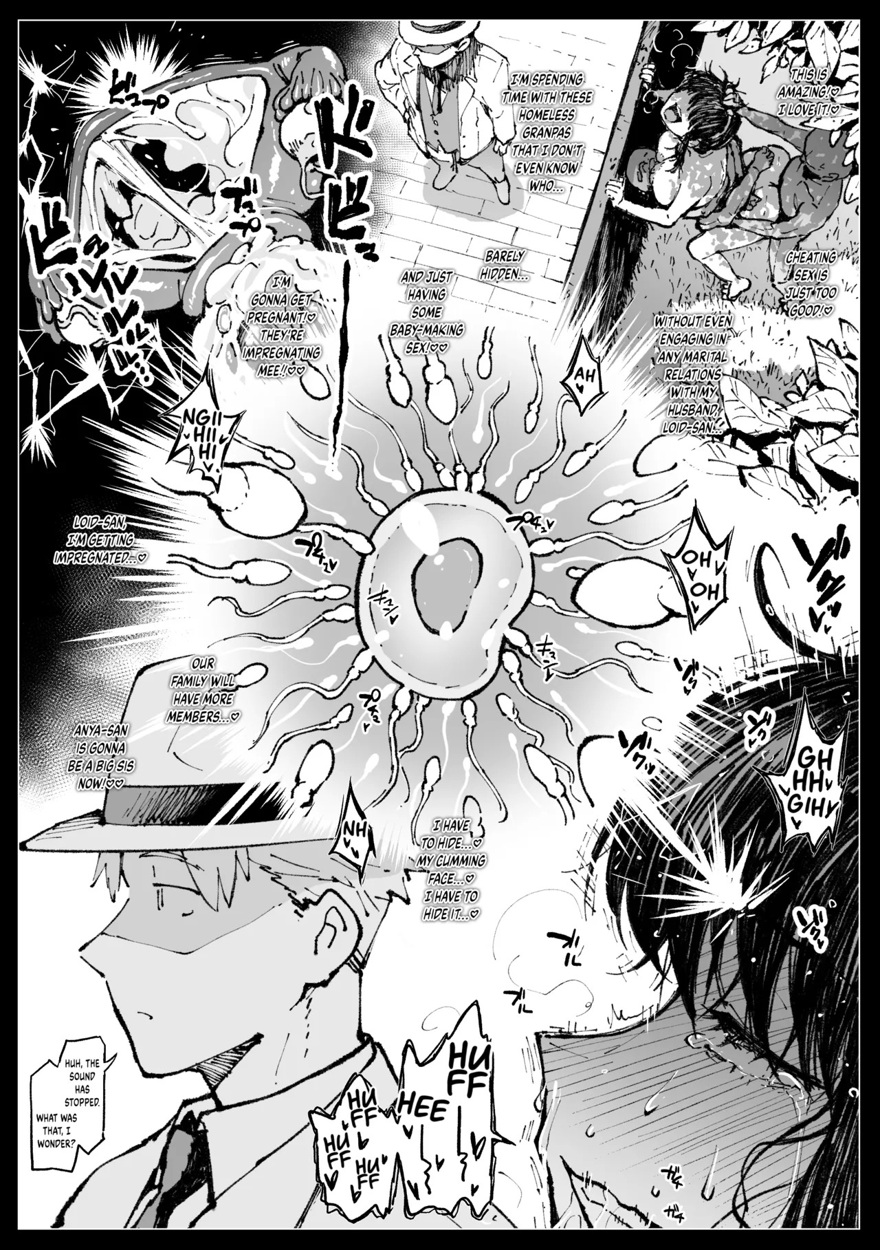 [Ahemaru] Yor Gets Caught By A Bunch Of Homeless Old Men - Page 11