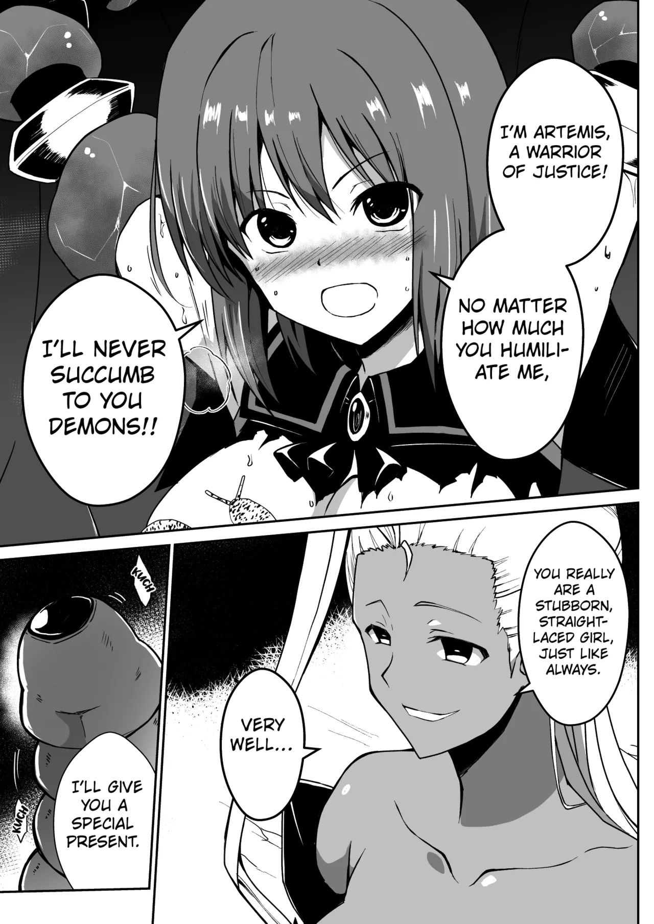 [Milk Dipper] Rankou Tenshi Artemis ~Nikutai Kaizou~ [English] [Kuraudo] - Page 10