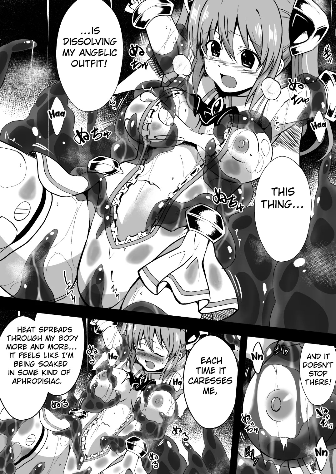 [Milk Dipper] Rankou Tenshi Lumiere ~ Suraimu wo Harama sa re Otoko-tachi ni Rinkan [English] [Kuraudo] - Page 15