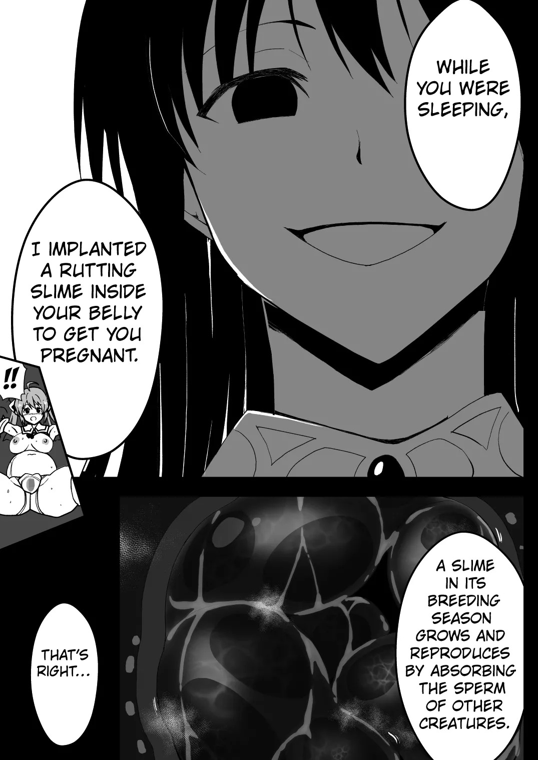 [Milk Dipper] Rankou Tenshi Lumiere ~ Suraimu wo Harama sa re Otoko-tachi ni Rinkan [English] [Kuraudo] - Page 49