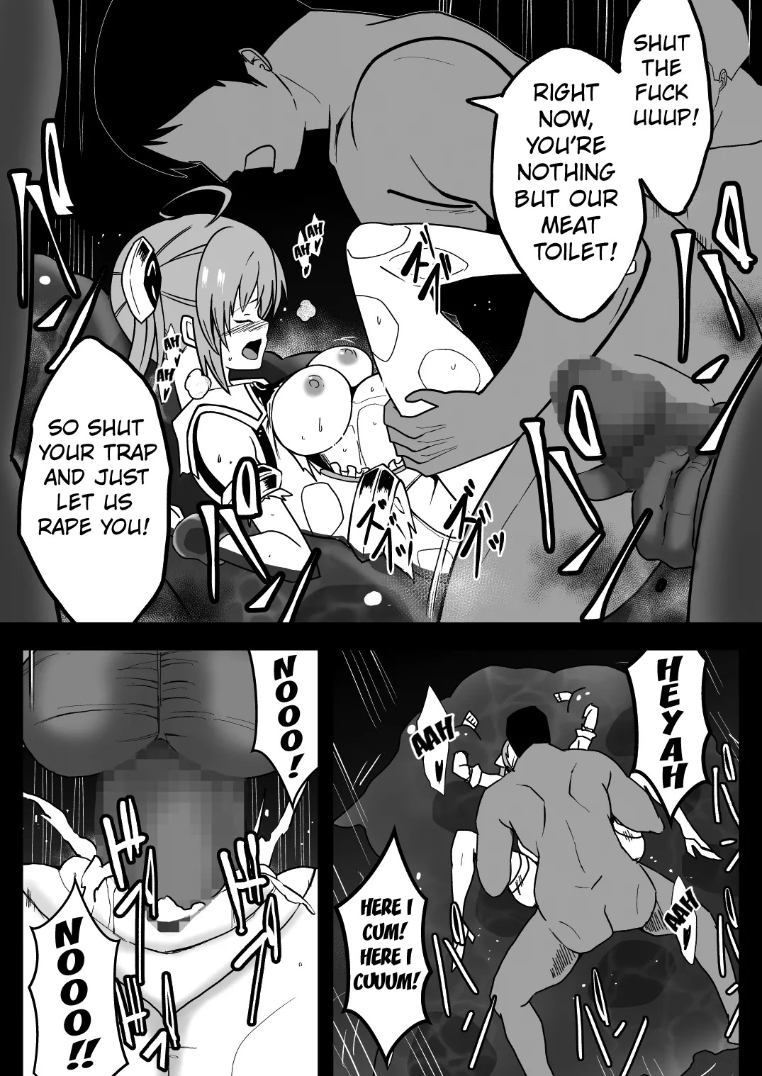 [Milk Dipper] Rankou Tenshi Lumiere ~ Suraimu wo Harama sa re Otoko-tachi ni Rinkan [English] [Kuraudo] - Page 53