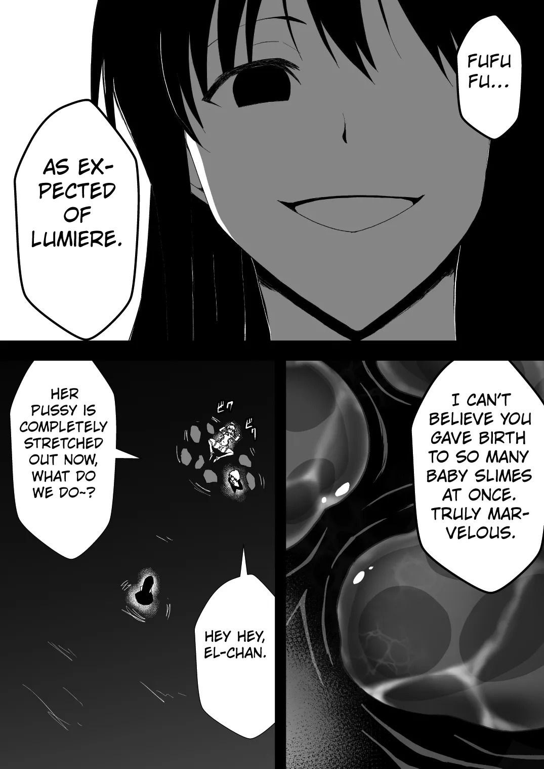 [Milk Dipper] Rankou Tenshi Lumiere ~ Suraimu wo Harama sa re Otoko-tachi ni Rinkan [English] [Kuraudo] - Page 61
