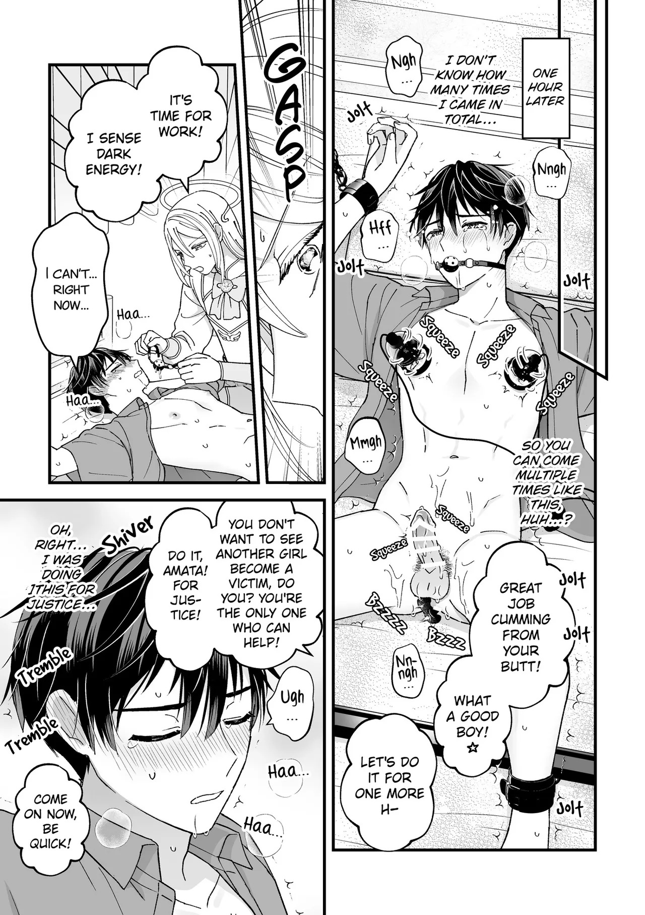[TINGA (Kochinko)] Sperm Milker Amata - I'm a Magical Boy？! Why Am I About to Get…？! - Page 37