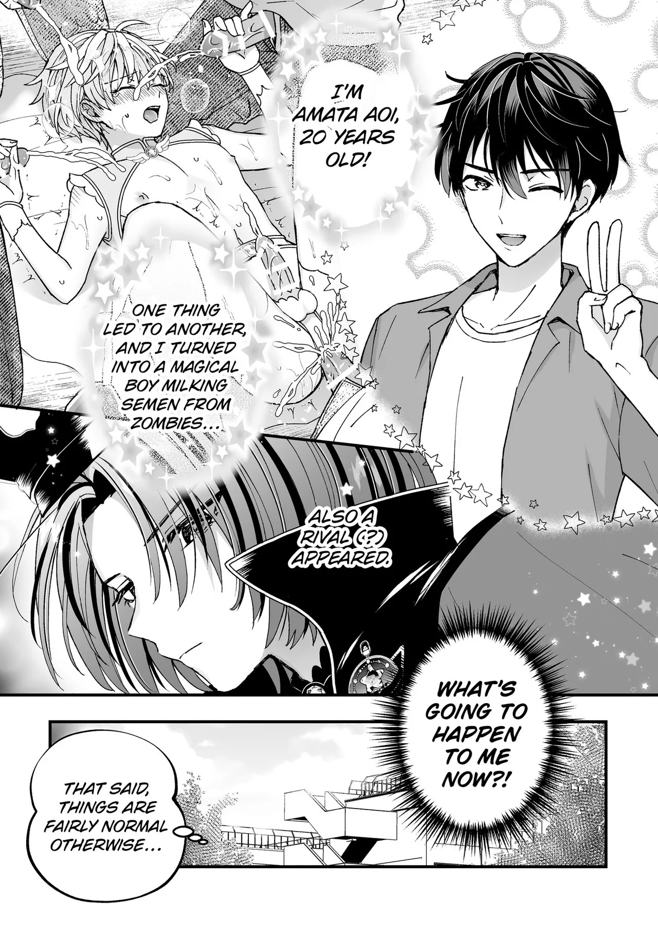 [TINGA (Kochinko)] Sperm Milker Amata - I'm a Magical Boy？! Why Am I About to Get…？! - Page 53