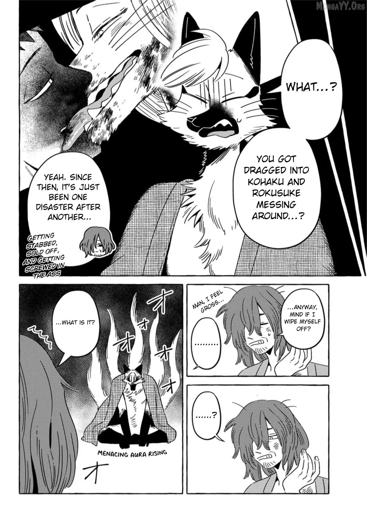 [Iwatobi Neko] Fox-faced Couple Komen Fuufu 狐面夫婦 Ch. 17-24 [English] - Page 122