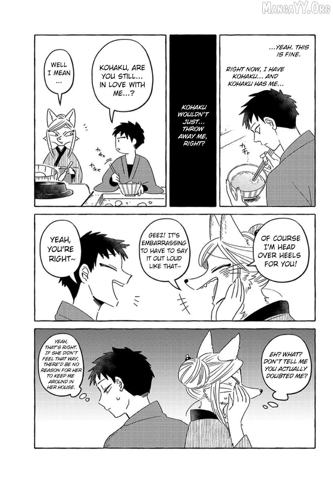 [Iwatobi Neko] Fox-faced Couple Komen Fuufu 狐面夫婦 Ch. 17-24 [English] - Page 41