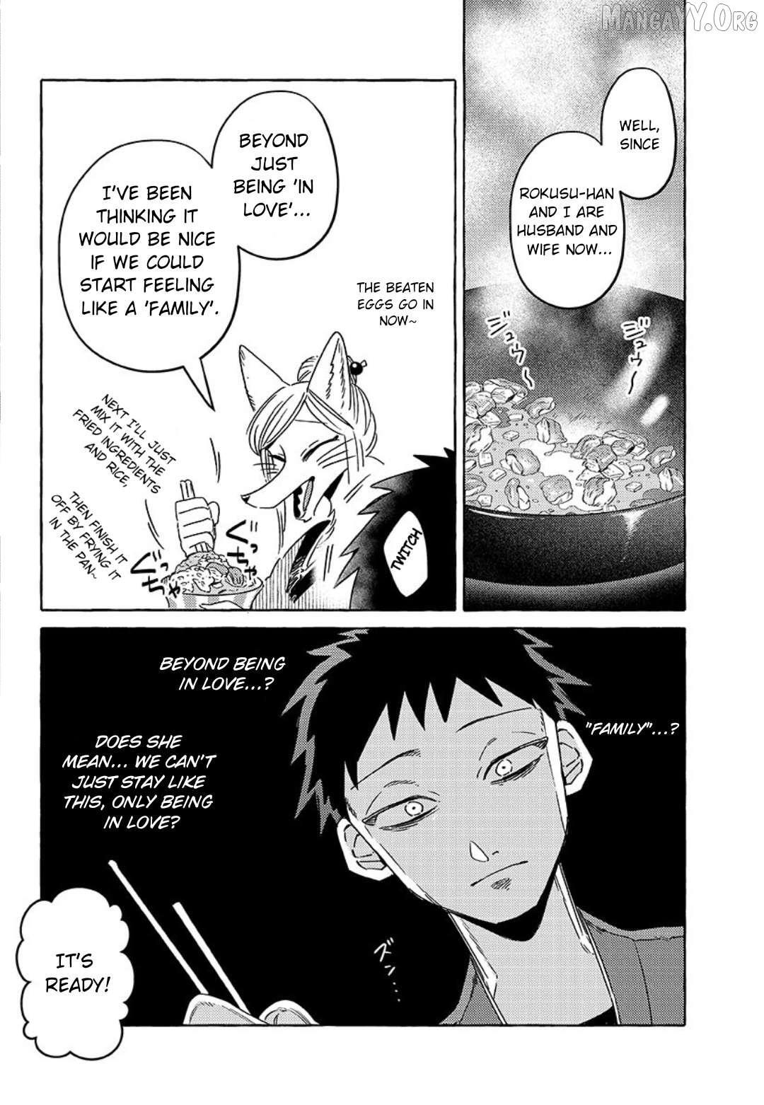 [Iwatobi Neko] Fox-faced Couple Komen Fuufu 狐面夫婦 Ch. 17-24 [English] - Page 42