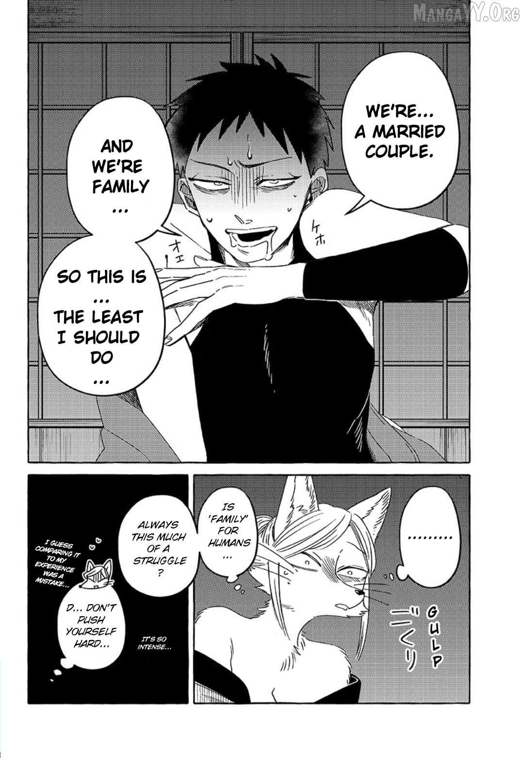 [Iwatobi Neko] Fox-faced Couple Komen Fuufu 狐面夫婦 Ch. 17-24 [English] - Page 52
