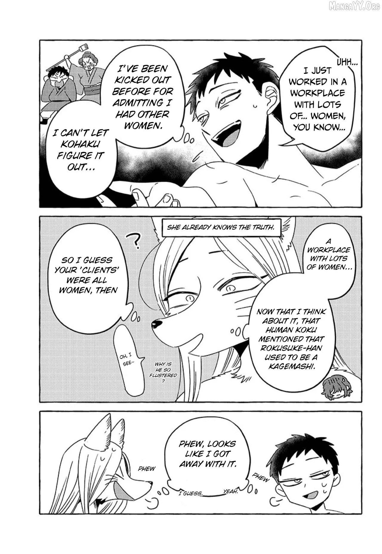 [Iwatobi Neko] Fox-faced Couple Komen Fuufu 狐面夫婦 Ch. 17-24 [English] - Page 71