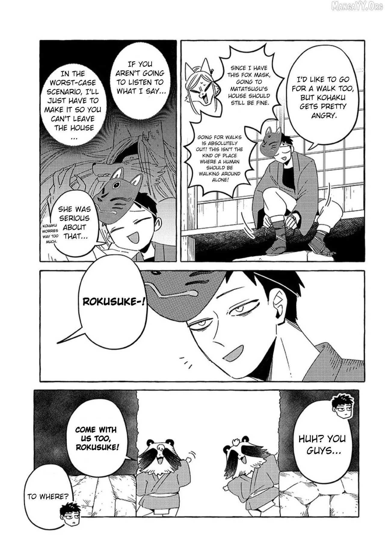 [Iwatobi Neko] Fox-faced Couple Komen Fuufu 狐面夫婦 Ch. 17-24 [English] - Page 73