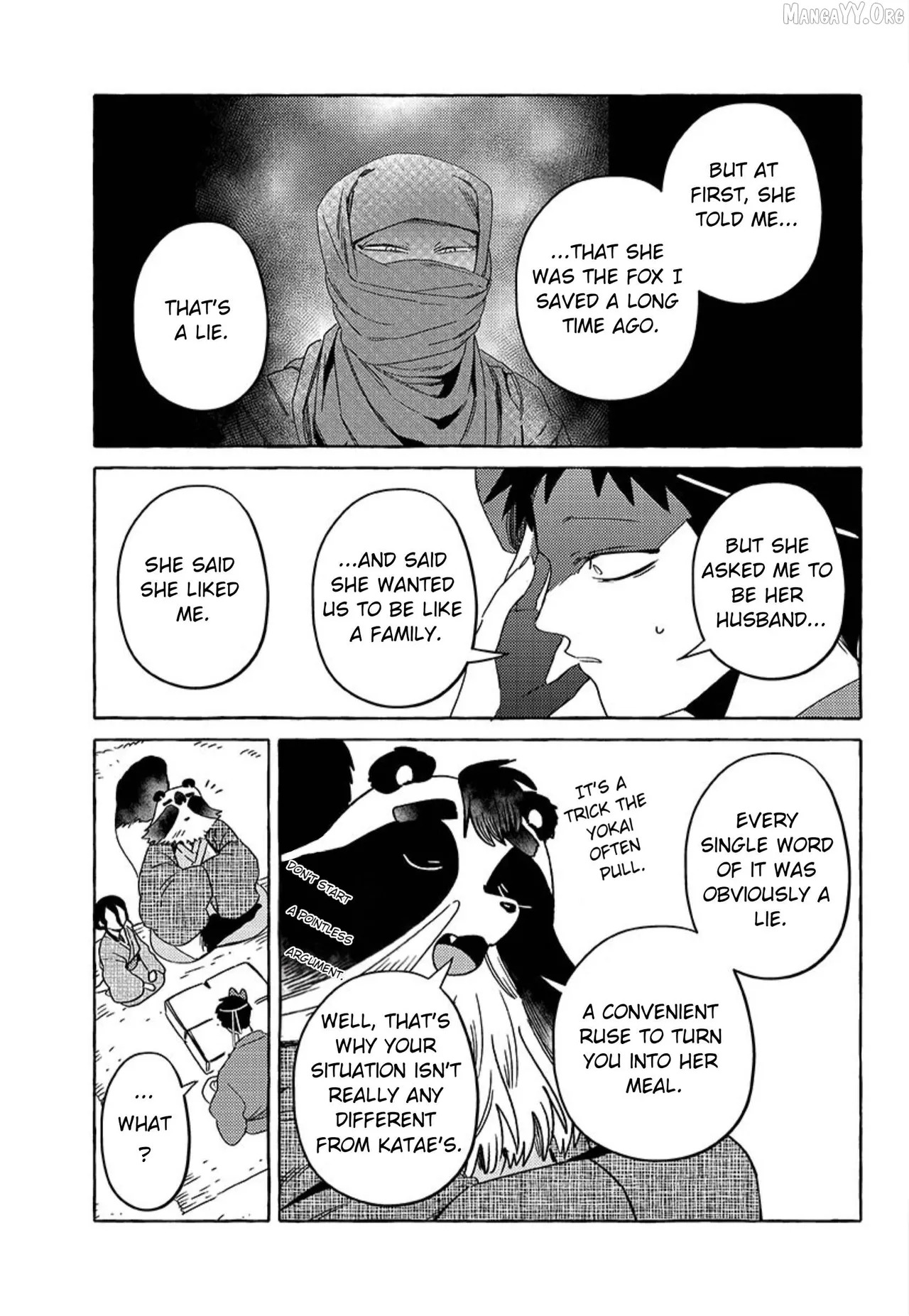 [Iwatobi Neko] Fox-faced Couple Komen Fuufu 狐面夫婦 Ch. 17-24 [English] - Page 83
