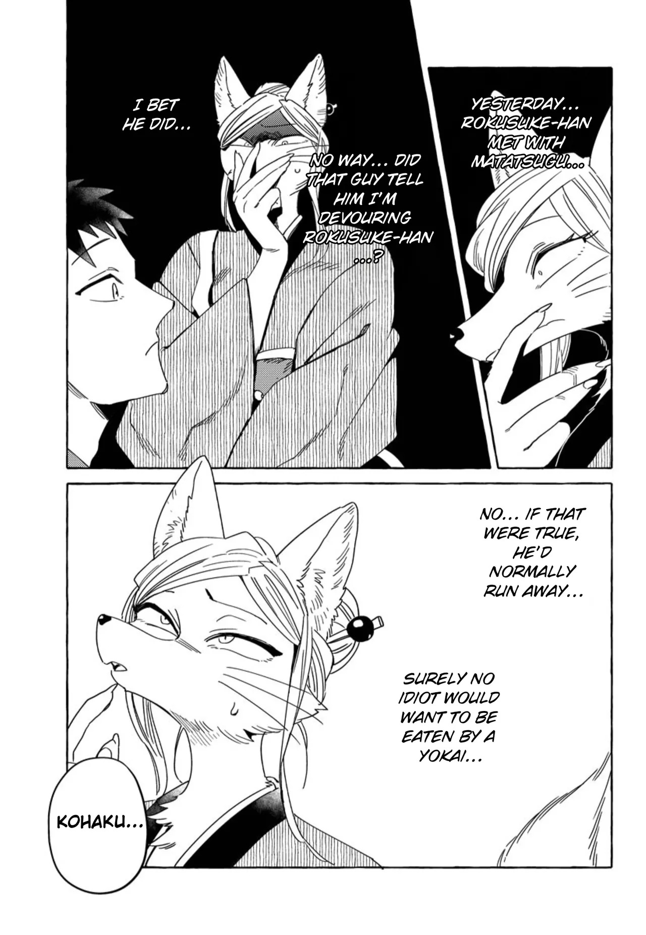 [Iwatobi Neko] Fox-faced Couple Komen Fuufu 狐面夫婦 Ch. 17-24 [English] - Page 93