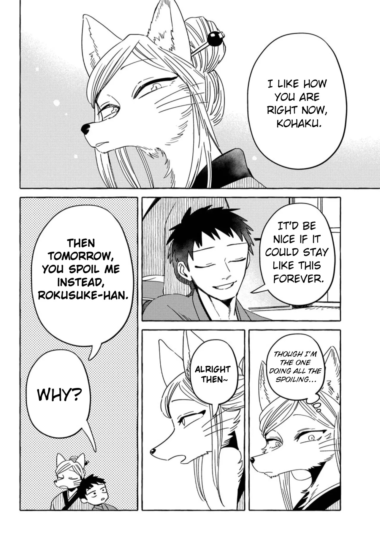 [Iwatobi Neko] Fox-faced Couple Komen Fuufu 狐面夫婦 Ch. 17-24 [English] - Page 98