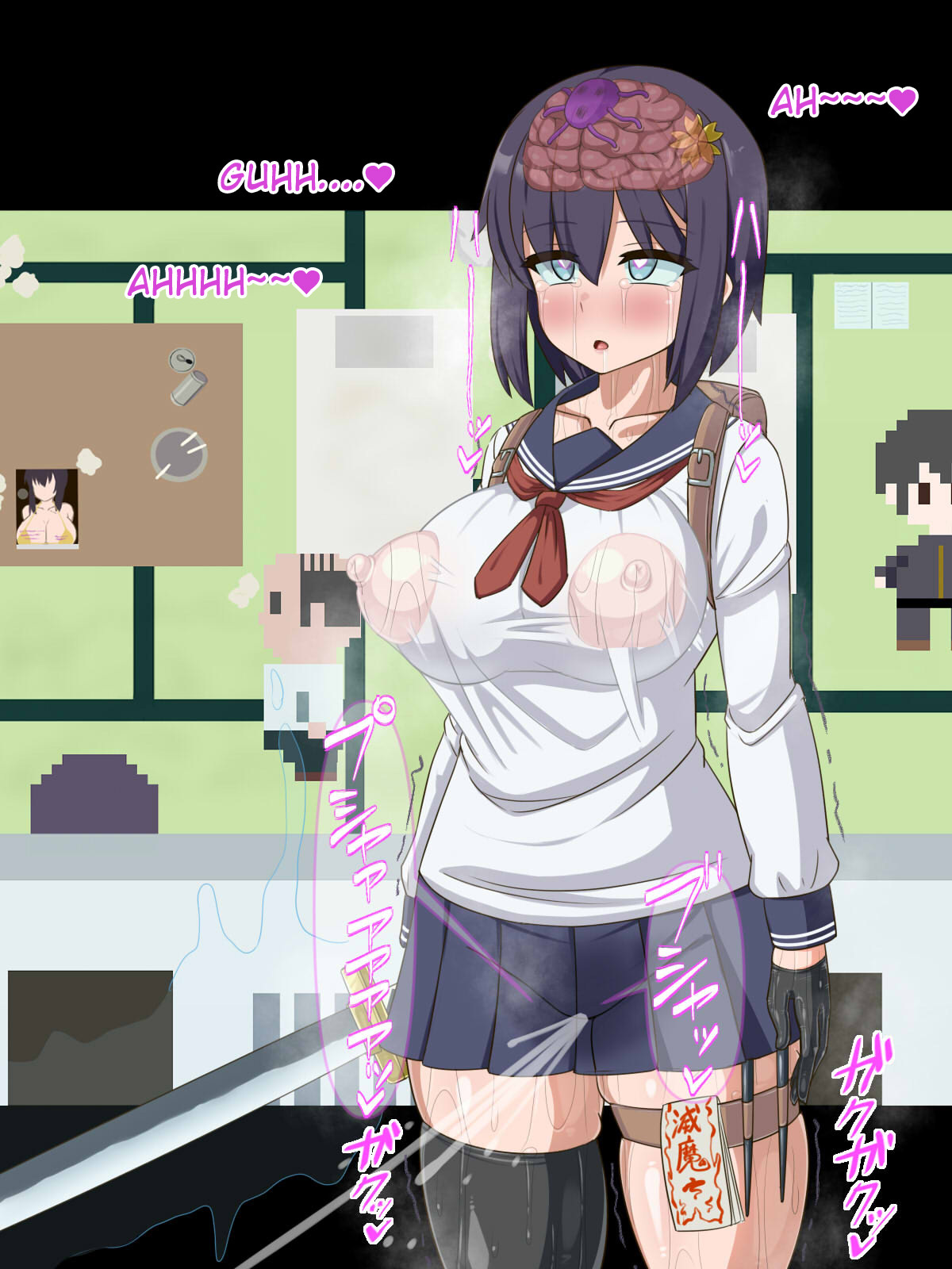 [HINJYAKU] Kininatte Ita Onnanoko ga, Itsu no Manika Kimobuta Otoko no Ochipo Ana ni Tsukuri Kaerarete Ita… ~Kiseigata Youma ni Nou o Su ni Sareta Onna Toumashi Hen~ [English] [Raknnkarscans] - Page 102