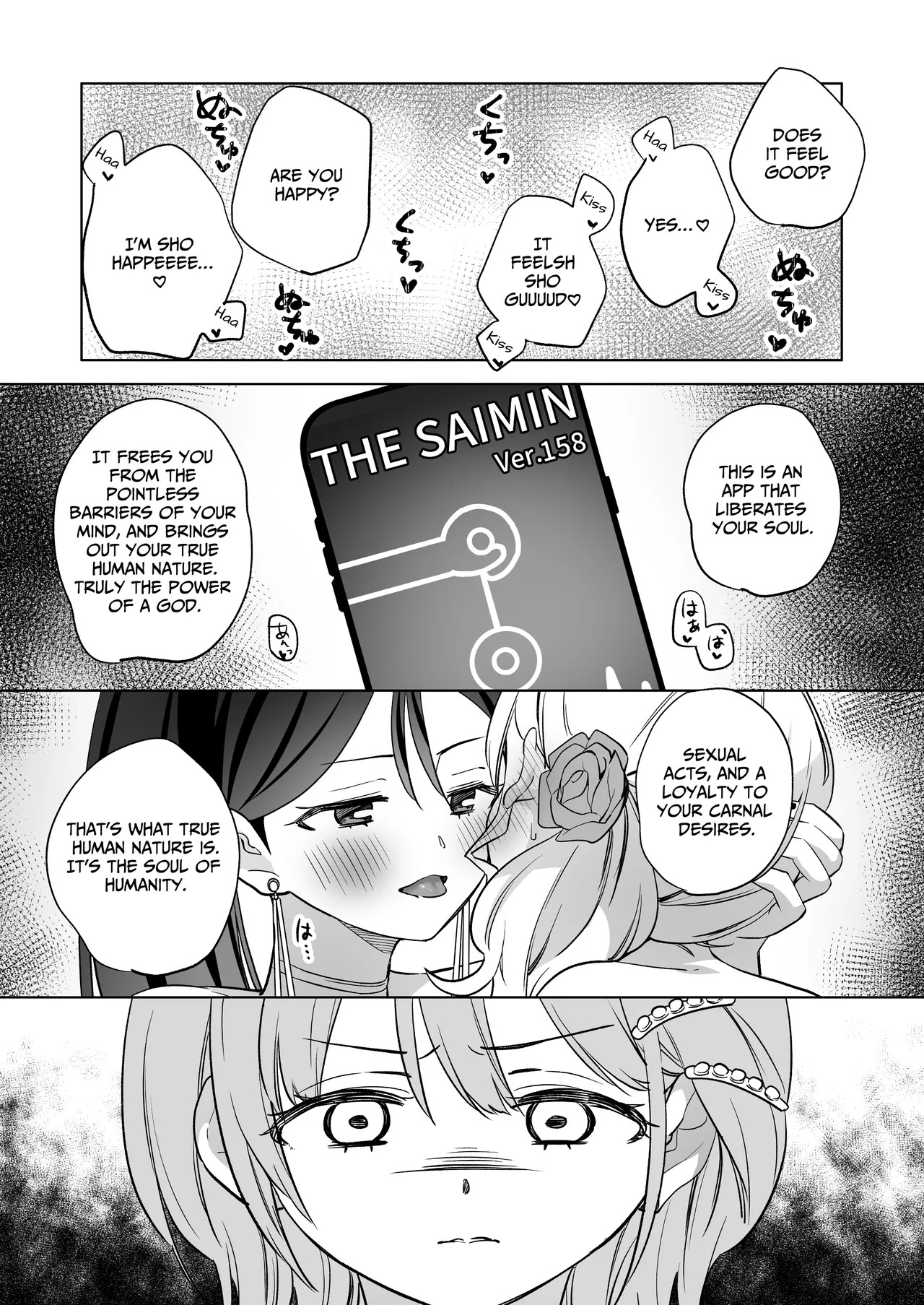 [Gutsutoma (Tachi)] A Sexy Yuri App 3 ~What?! One Of You Isn't Mesmerized!?~ Part 2 [Digital] [English] [IXIA WORKS] - Page 50