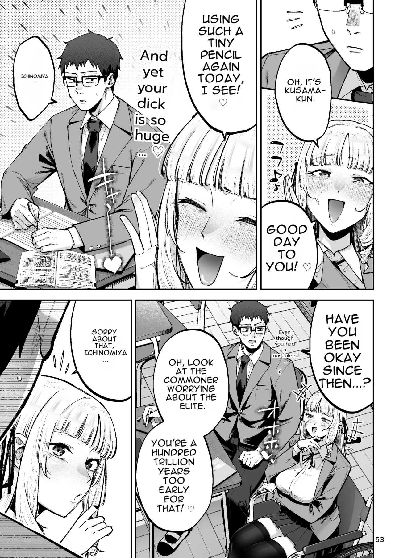 [Gagarin Kichi, Papicolo] Go For It, You Horny Idiot Rich Girl! ~It's Only Natural That a Socialite Like Me Would Have Her Way With a Well-Endowed Commoner!~[English][MTL] - Page 54