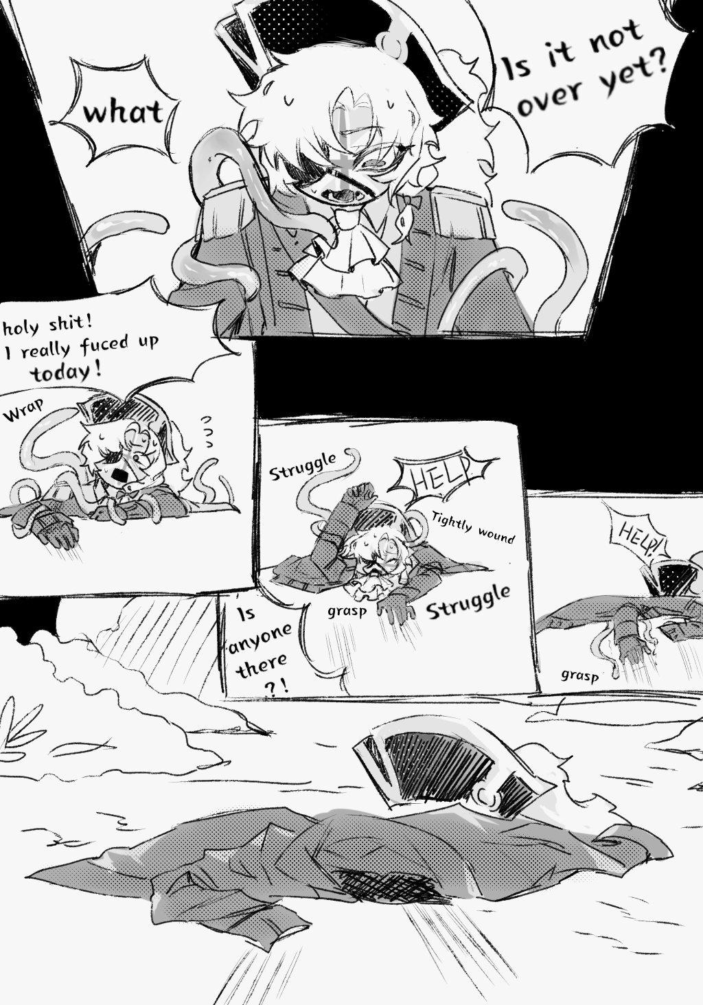 [wuquan4847601] England stuck in Tentacle Hole - Page 11